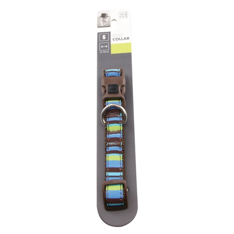 M-Pets Stripes Marrone Collare per Cani Acquista Ora