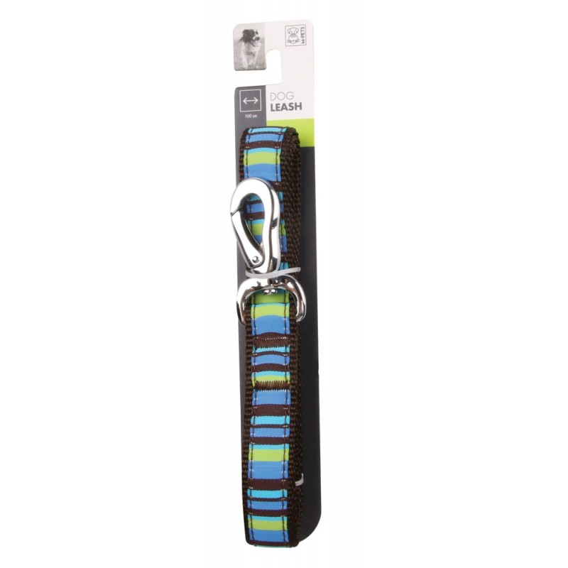 M-Pets Stripes Marrone Guinzaglio per Cani
