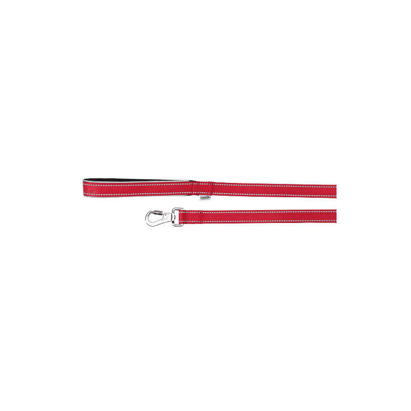 Camon Guinzaglio con Maniglia in Neoprene per Cani Rosso
