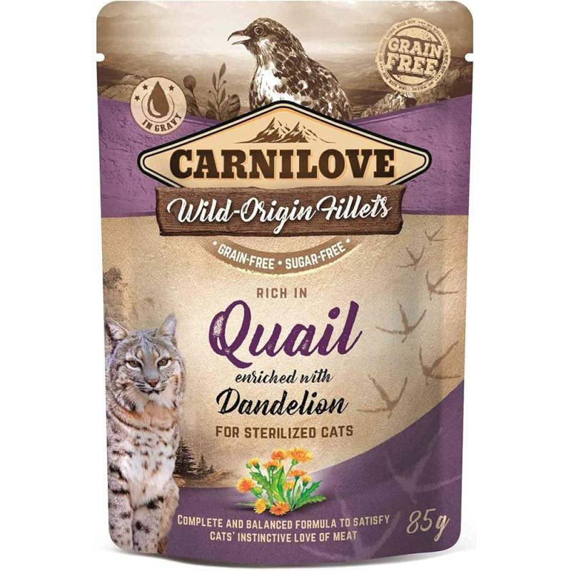 Carnilove Wild Origin Fillets Cibo Umido per Gatti
