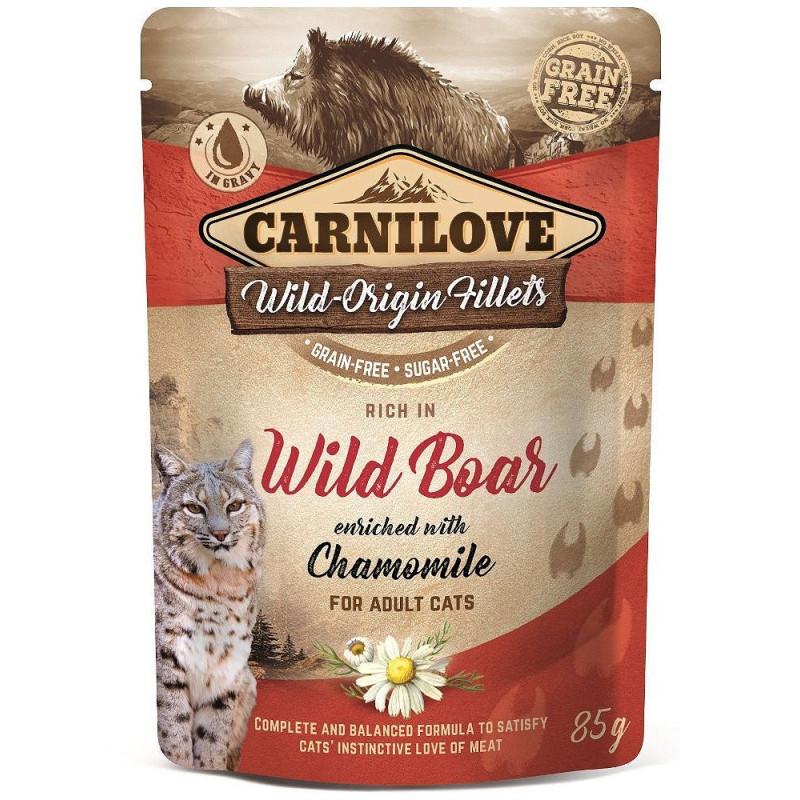 Carnilove Wild Origin Fillets Cibo Umido per Gatti Online