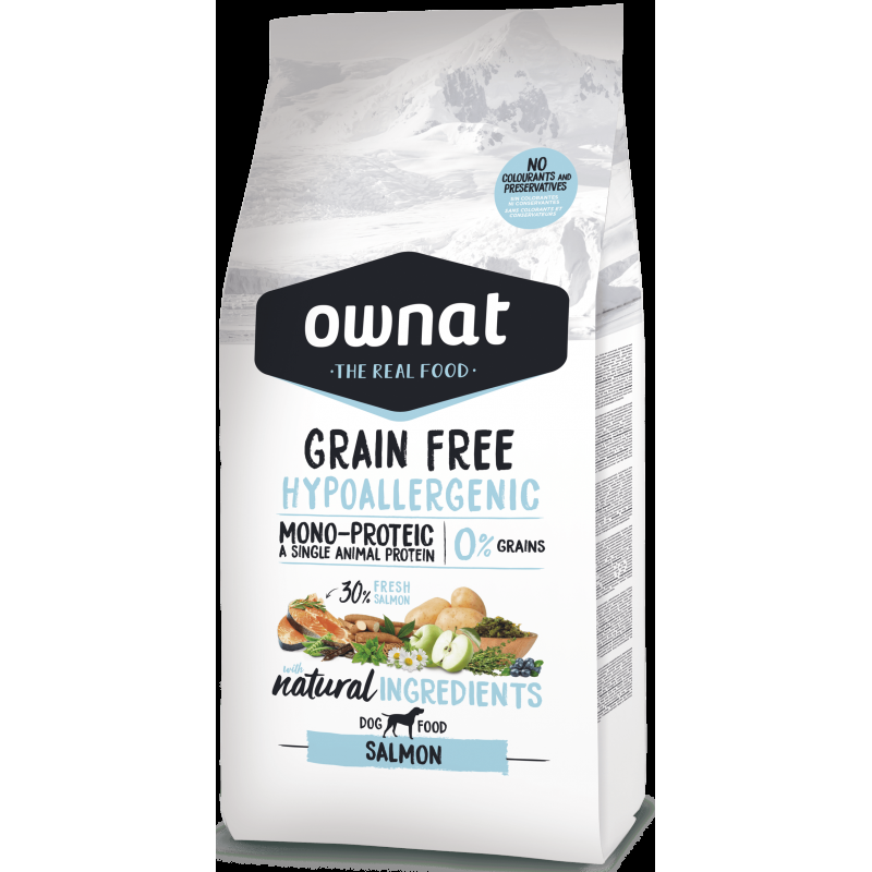 Ownat Grain Free Hypoallergenic Salmone per Cani