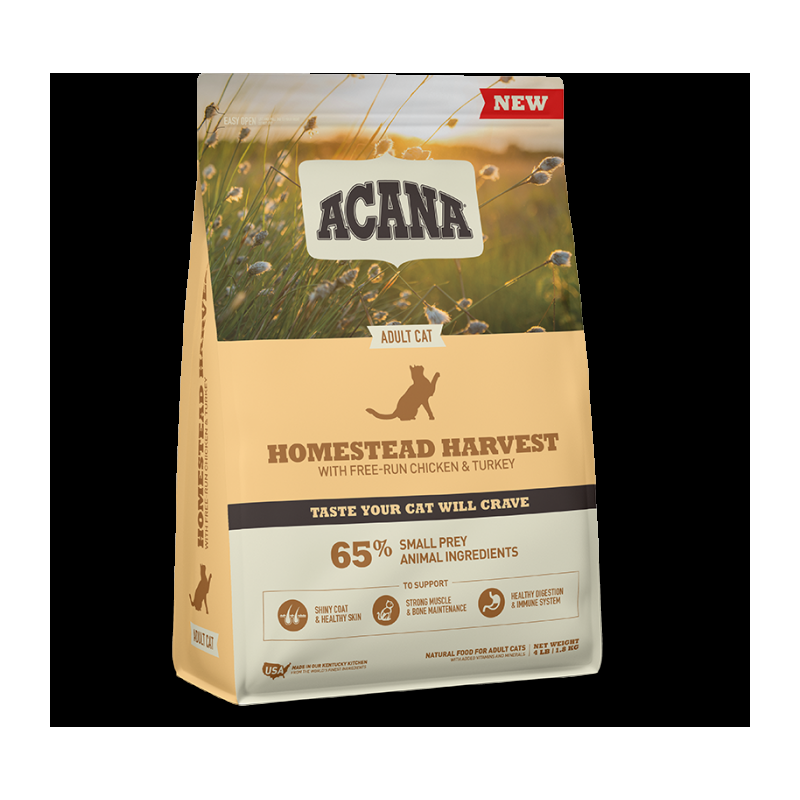 Acana Homestead Harvest con Pollo e Tacchino Per Gatti Adulti