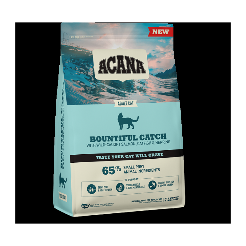 Acana Bountiful Catch Salmone e Aringa Per Gatti Adulti