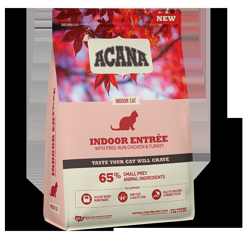 Acana Indoor Entrée Pollo e Tacchino Per Gatti Adulti