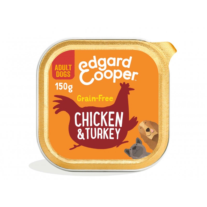 Edgard Cooper Adult Dog Cibo Umido per Cani Prezzo Ridotto