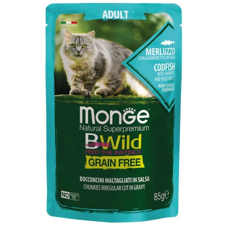 Monge BWild Grain Free Cibo Umido per Gatti Outlet