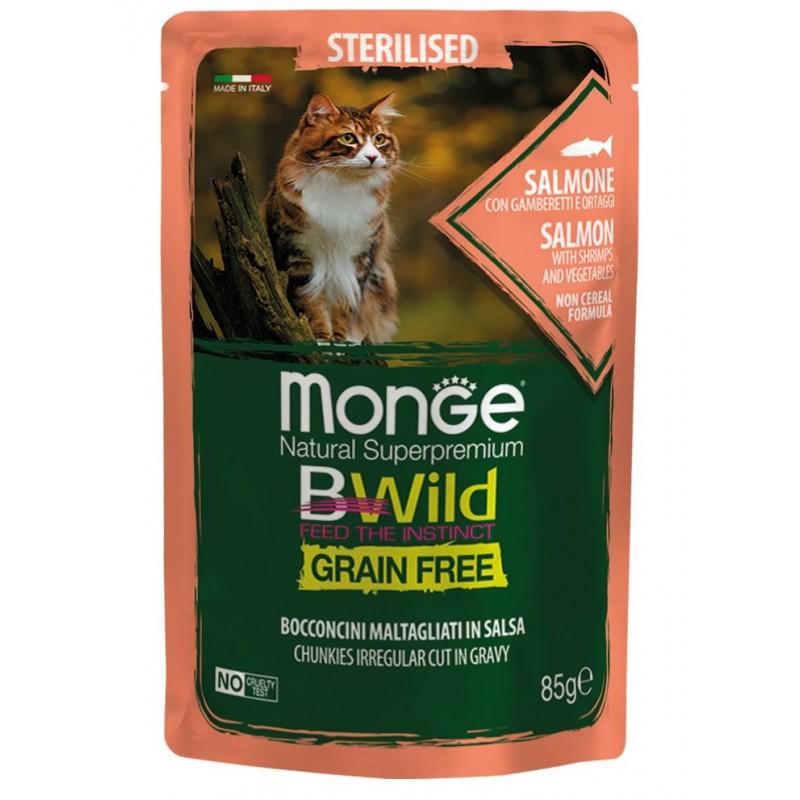 Monge BWild Grain Free Cibo Umido per Gatti Outlet