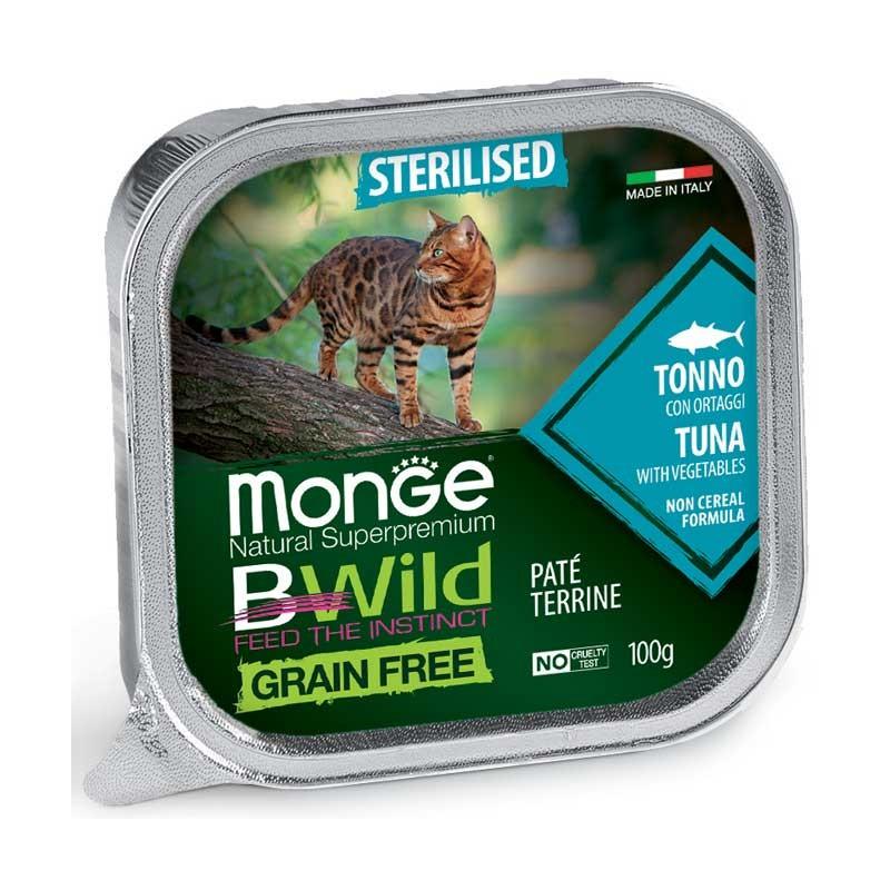Monge BWild Terrine Grain Free Cibo Umido per Gatti