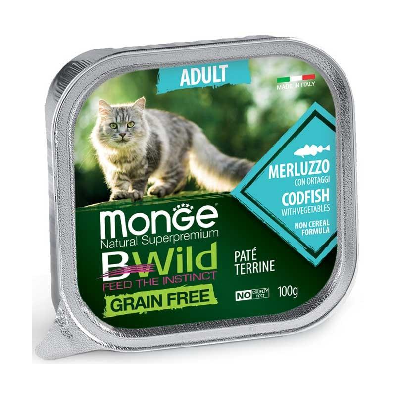 Monge BWild Terrine Grain Free Cibo Umido per Gatti Vendita Calda