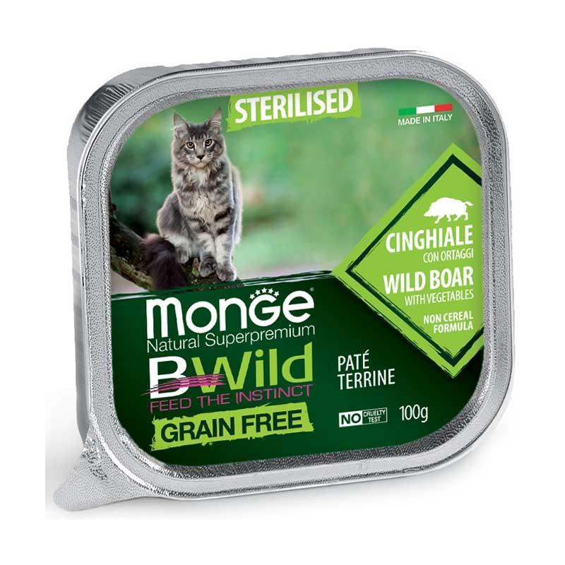 Monge BWild Terrine Grain Free Cibo Umido per Gatti Vendita Calda