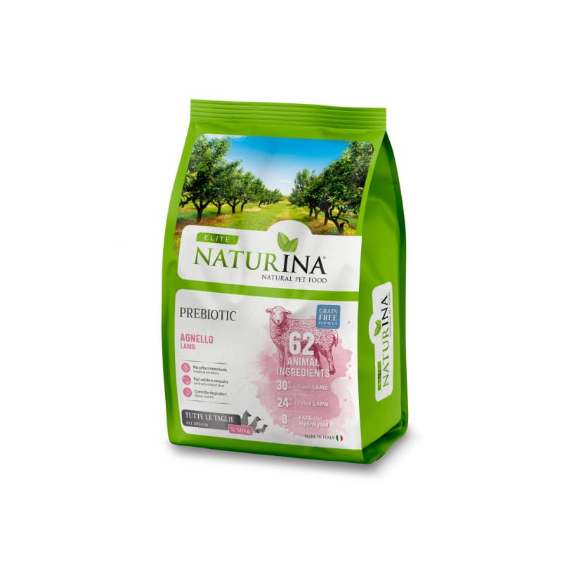 Naturina Elite Adult Prebiotic Grain Free per Cani