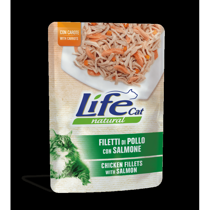 Life Cat Natural Adult Bustine per Gatti In Linea