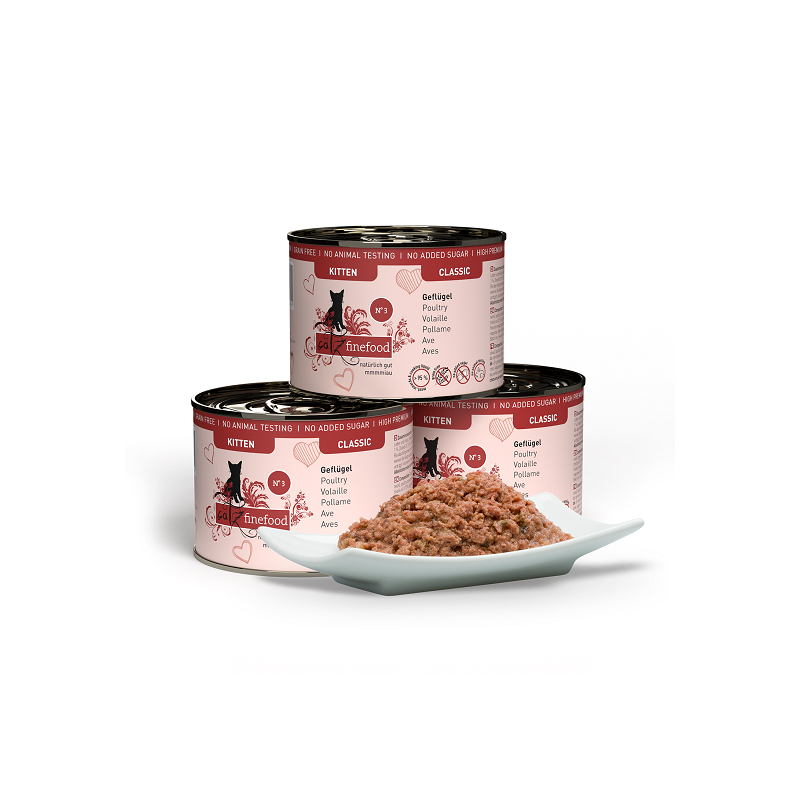 Catz Finefood Kitten Cibo Umido per Gattini Soddisfazione Garantita