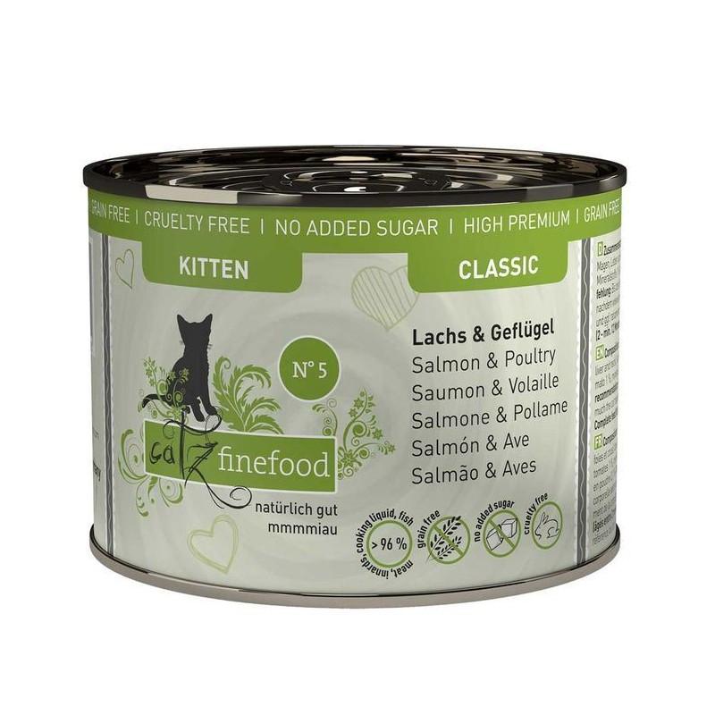Catz Finefood Kitten Cibo Umido per Gattini Soddisfazione Garantita