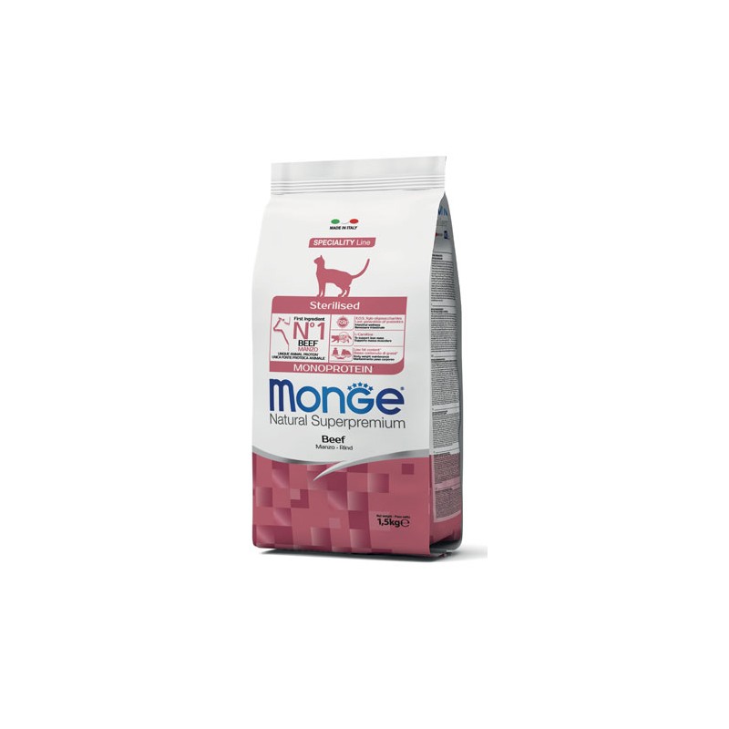 Monge Sterilised Monoprotein Manzo per Gatti