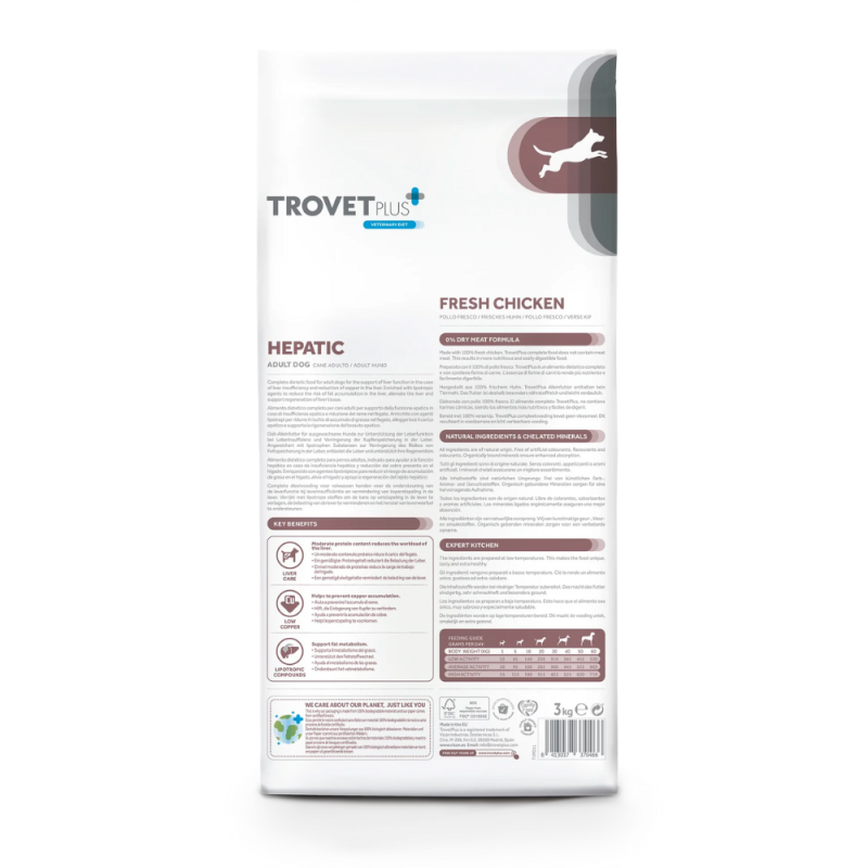 Trovet Plus Hepatic Cibo Secco per Cani Moda