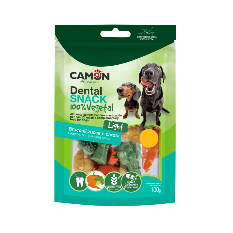 Dental Snack Vegetali Broccoli Zucca e Carota per Cani In Linea