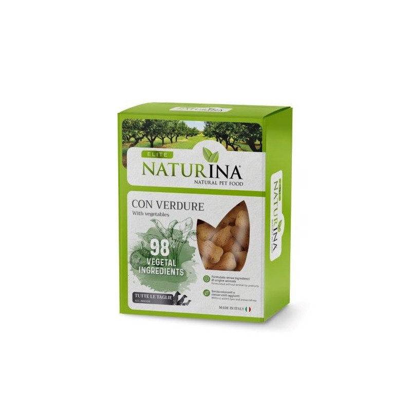 Naturina Elite Biscotto con Verdure per Cani
