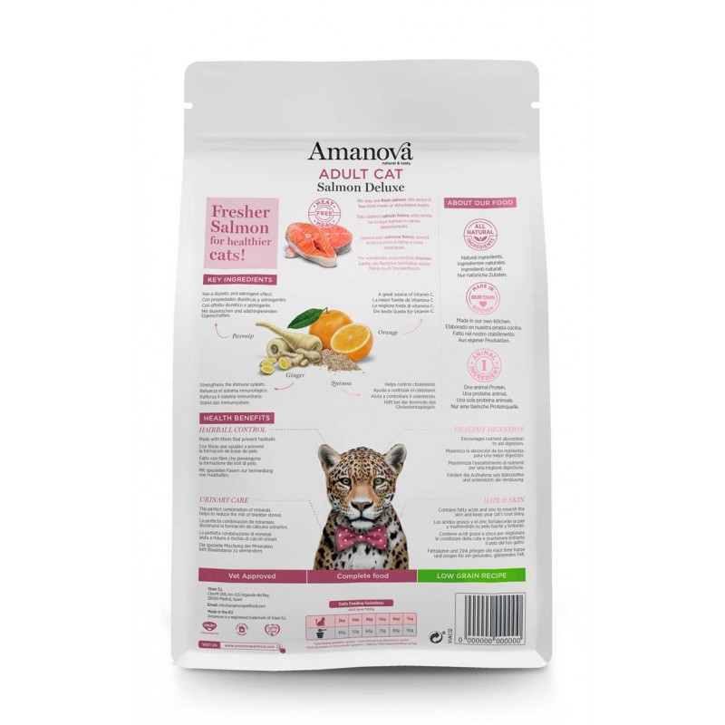 Amanova Adult Cat al Salmone per Gatti Online