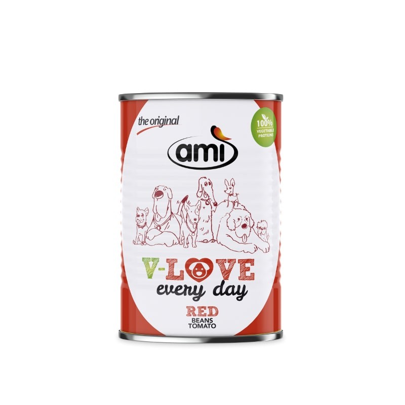 Amì Red Cibo Umido Vegetale Per Cani In Saldo