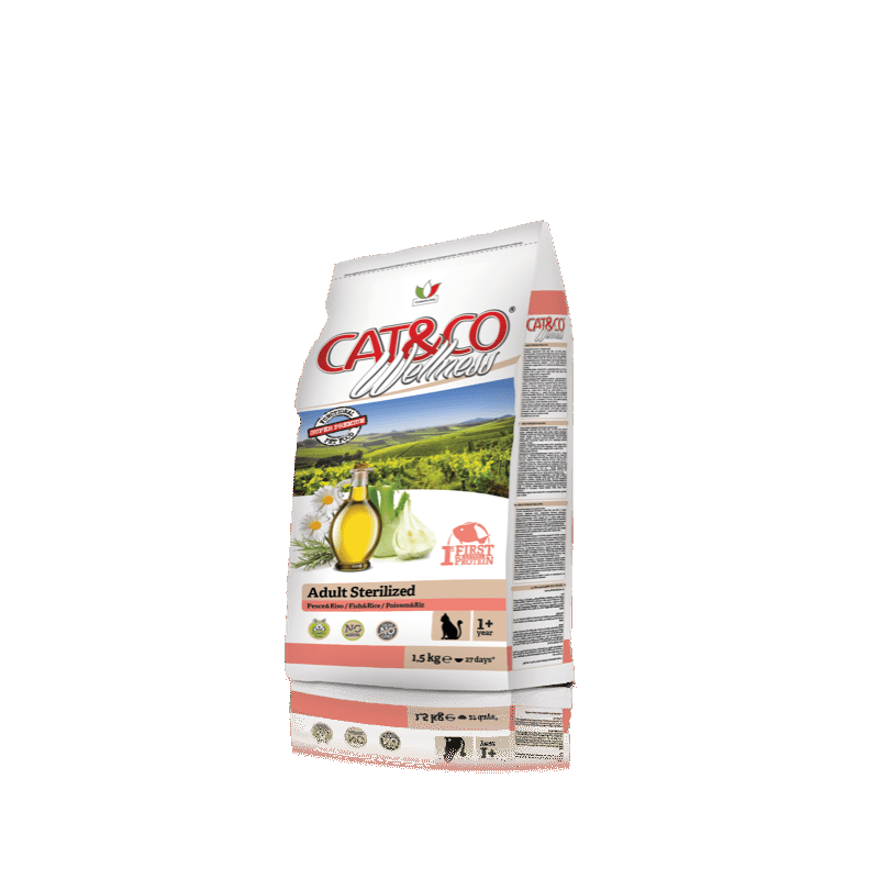 Cat&Co Wellness Adult Sterilized Pesce e Riso per Gatti