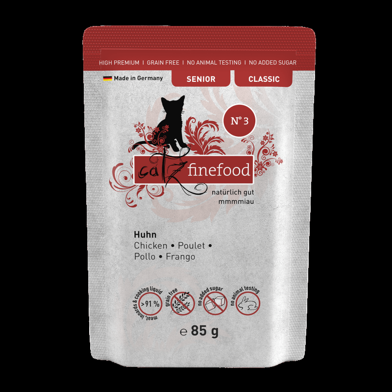 Catz Finefood Senior Bustine Cibo Umido per Gatti