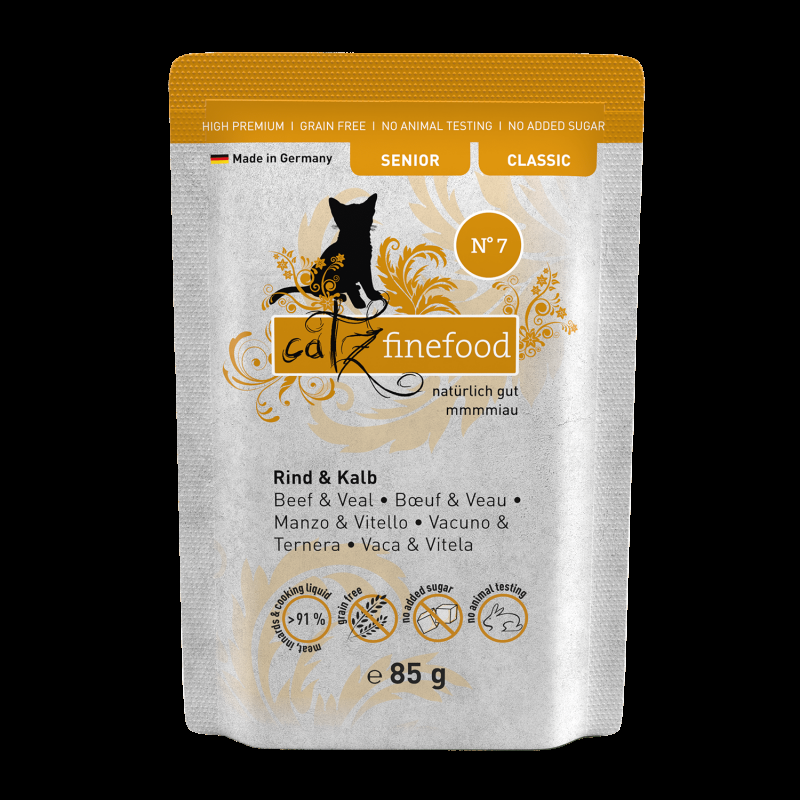Catz Finefood Senior Bustine Cibo Umido per Gatti Prezzo Ridotto