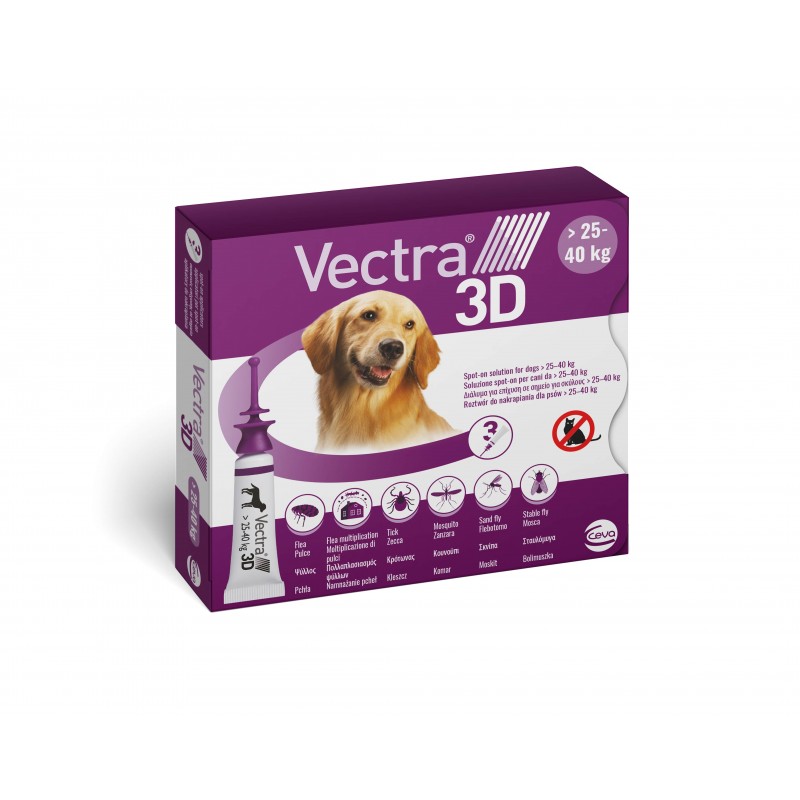 Vectra 3D Antiparassitario Spot-On per Cani Convenienza