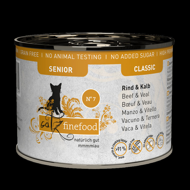 Catz Finefood Senior Lattine Cibo Umido per Gatti Saldi