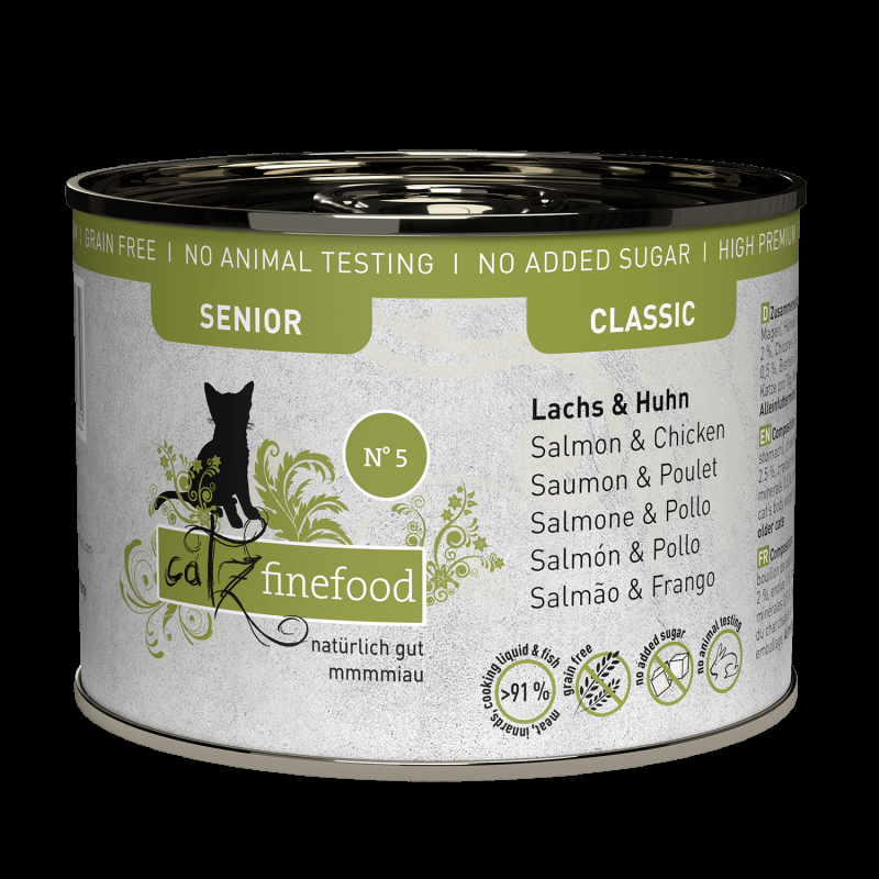 Catz Finefood Senior Lattine Cibo Umido per Gatti Saldi