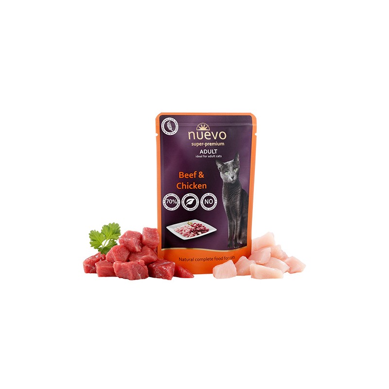 Nuevo Super Premium Paté per Gatti Adulti Nuova