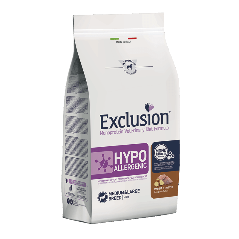 Exclusion Diet Hypoallergenic Coniglio e Patate per Cani