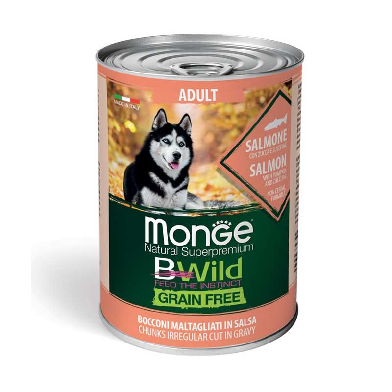 Monge BWild Grainfree Cibo Umido per Cani Presa
