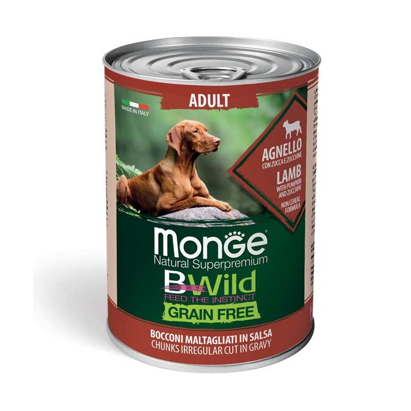 Monge BWild Grainfree Cibo Umido per Cani Presa