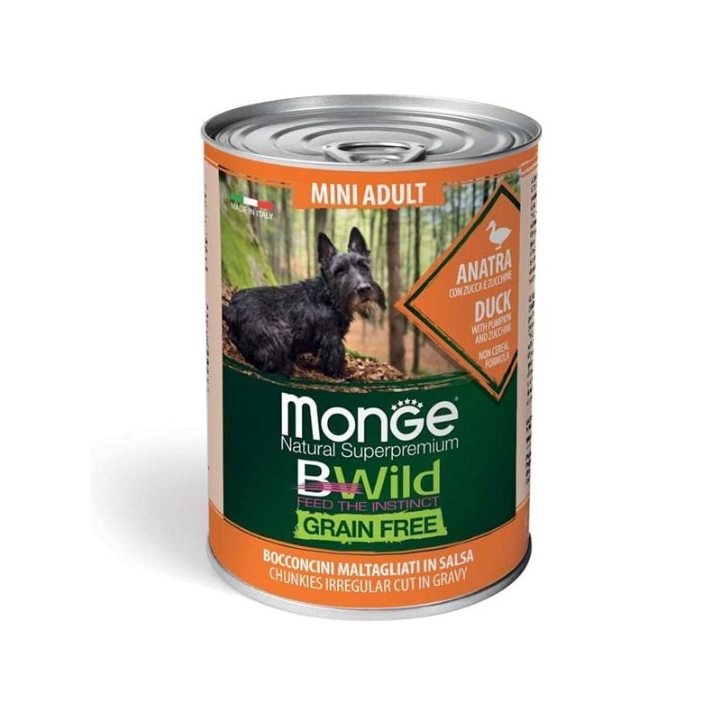Monge BWild Grainfree Cibo Umido per Cani Presa