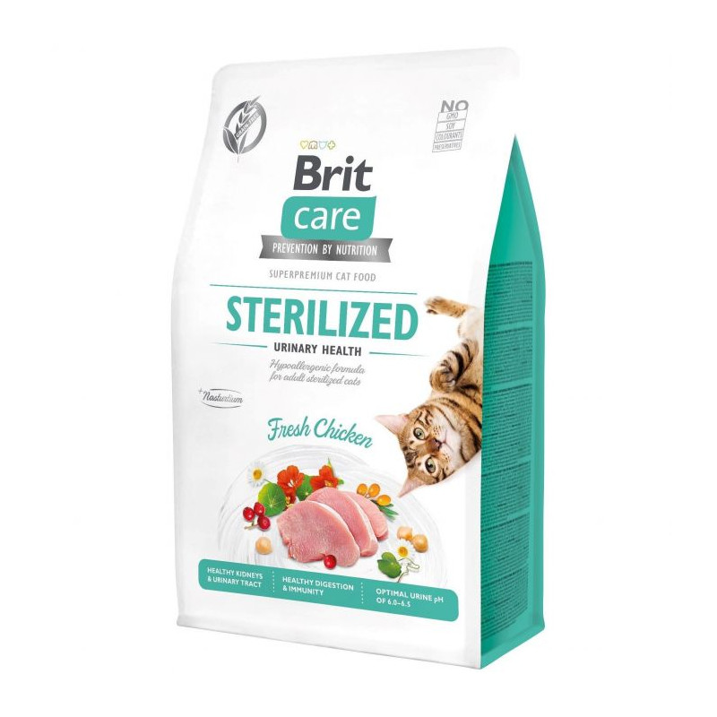 Brit Care Sterilised Urinary Health con Pollo Fresco per Gatti