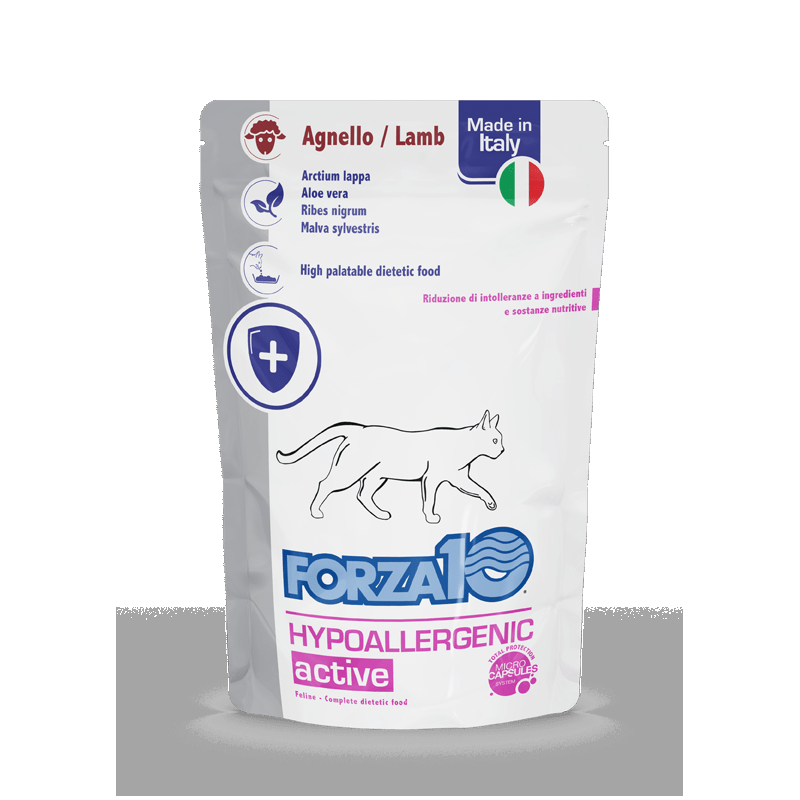 Forza10 Hypoallergenic Active Cibo Umido per Gatti Nuovo