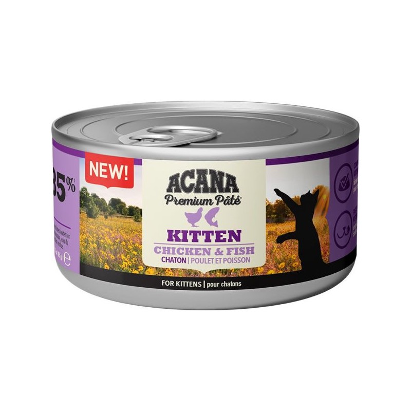 Acana Premium Pate' Kitten Cibo Umido per Gattini