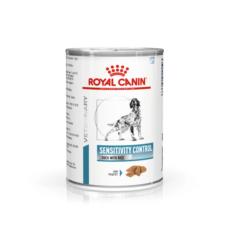 Royal Canin V-Diet Sensitivity Control Anatra e Riso Umido per Cani Convenienza
