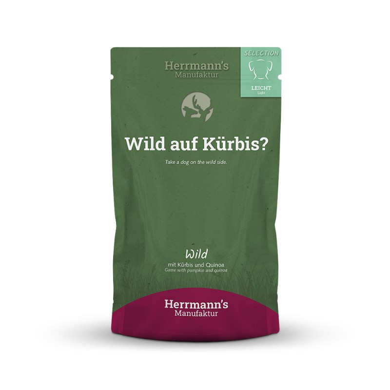 Herrmann's Selection Light Cervo con Zucca e Quinoa per Cani Vendite Flash