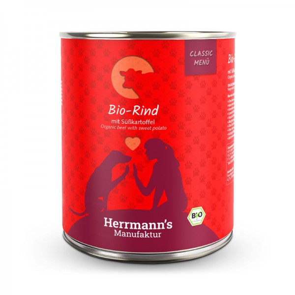 Herrmann's Classic Manzo Bio con Patate Dolci per Cani 2025
