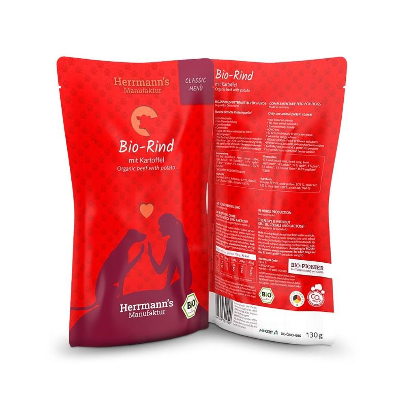 Herrmann's Classic Manzo Bio con Patate Dolci per Cani