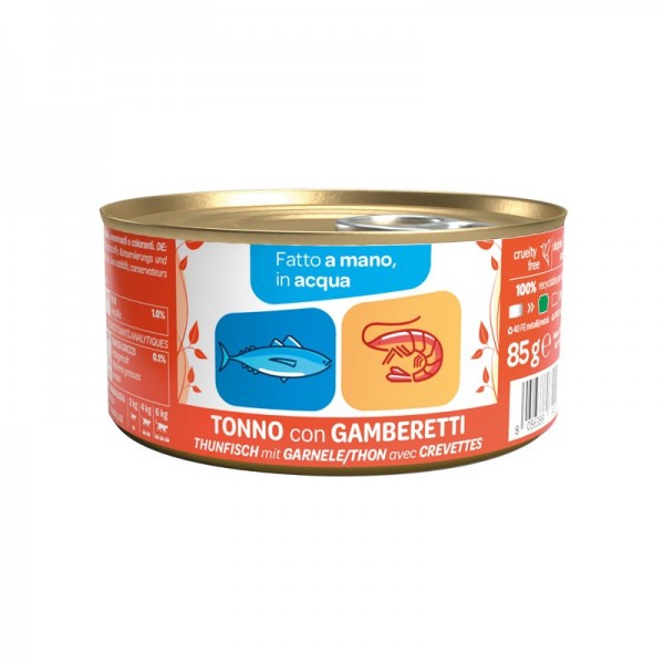 WeNature Tonno con Gamberetti in Acqua Umido per Gatti 2025