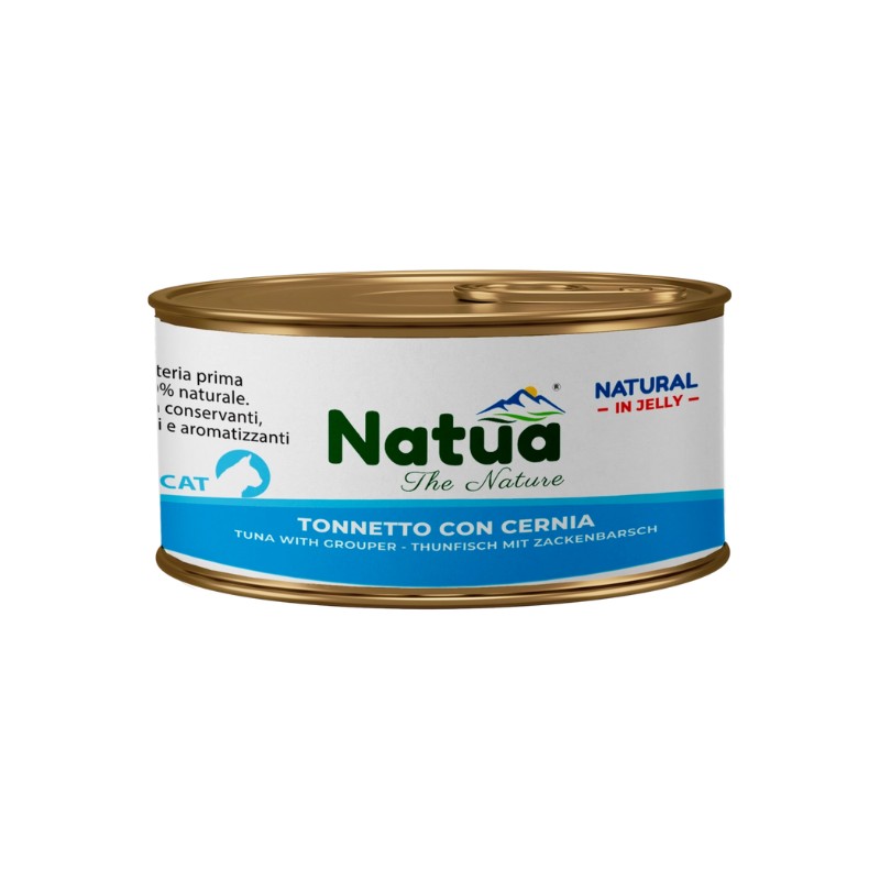 Natua Natural Jelly Tonno con Cernia per Gatti Promozione