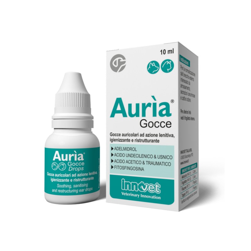 Innovet Auria Gocce Auricolari per Cani e Gatti Promozione Limitata