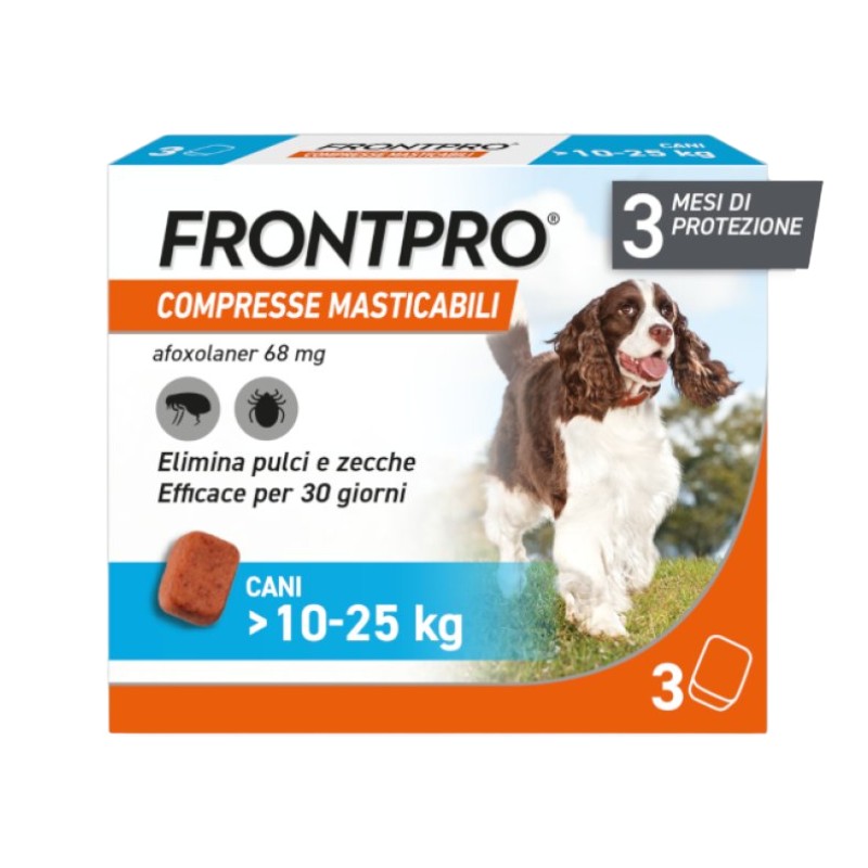FrontPro Antiparassitario Cane 10-25kg Saldi Di Fabbrica