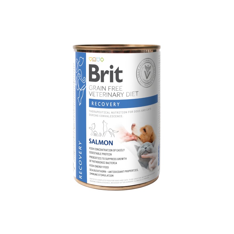Brit Veterinary Diet Recovery Salmone per Cani
