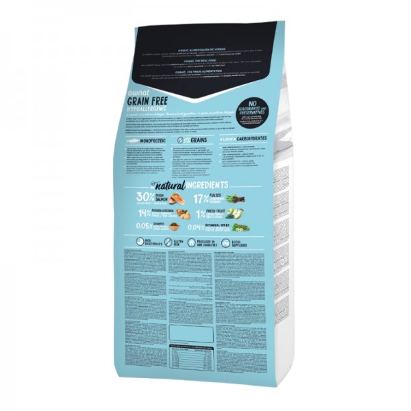 Ownat Dog Hypoallergenic Grain Free Adult Salmone per Cani 2025