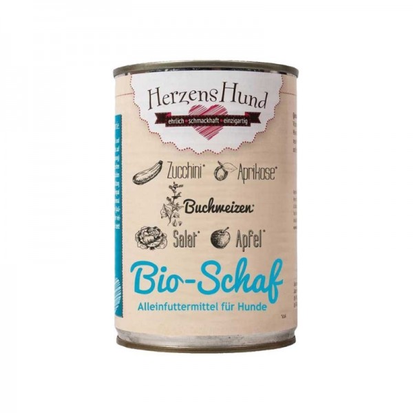Herzens Hund Pecora Biologica con Verdure Bio Umido per Cani Sconto